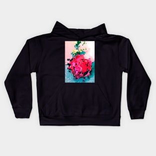 Abstract rose Kids Hoodie